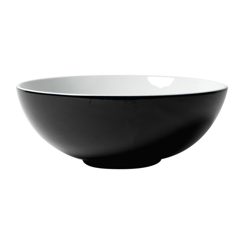 Lavabo de salle de bain vasque circulaire, Noir