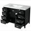 48" Bathroom Vanity with Sink, 2 Doors and 8 Drawers, Soft Close System, Classic Design-11711505