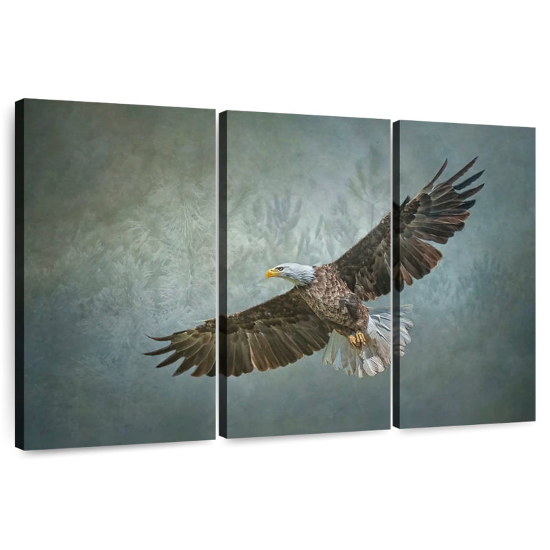 Brampt Majestic Flying Eagle, 32" H x 50" W