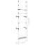 Telescopic Wardrobe System with Rods and Shelf Aluminium