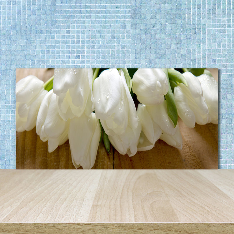 Lofley 50cm W x 100cm L Glass Peel and Stick Panel