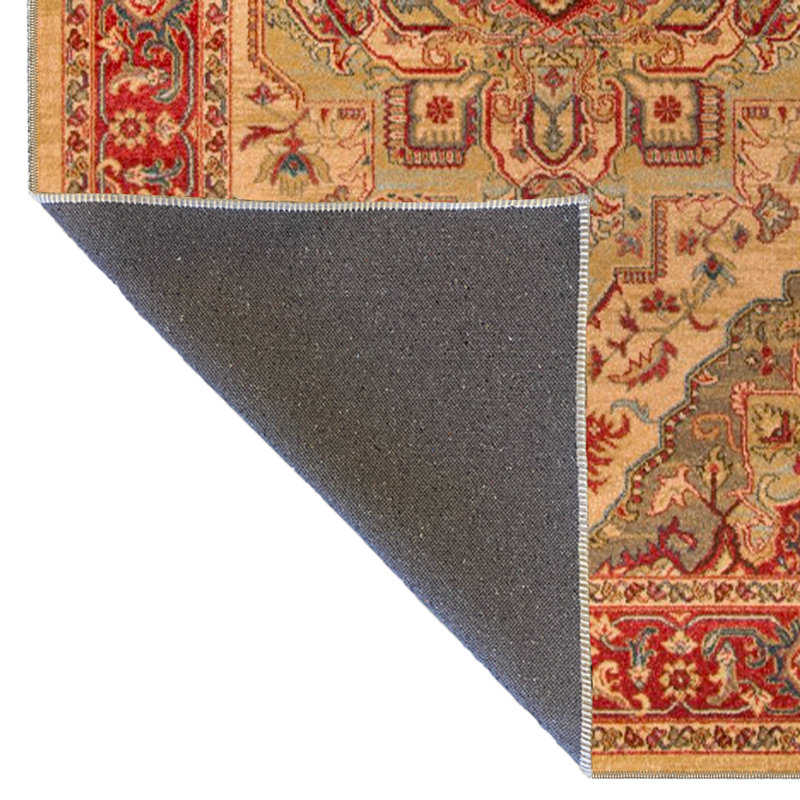 Tapis décoratif et lavable à thème orange Puffy, Tapis de couloir 3 pi 9,81 po x 9 pi 10,11 po