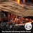 Gas Log for Fireplace, 10 Peice Realistic Ceramic Wood Logs for Fire Pit