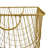 Metal Deep Set Metal Mesh Laundry Basket Storage Cart with Wheels and Handles-62972723-62972726