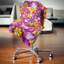 Motif de fleurs de la passion - coussin à imprimé floral-30729063-30729067
