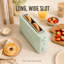 Slim 2-Slice Space-Saving Toaster, Sage-130325392