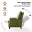 Fauteuil inclinable en cuir véritable Andrena avec garniture cloutée-62394296