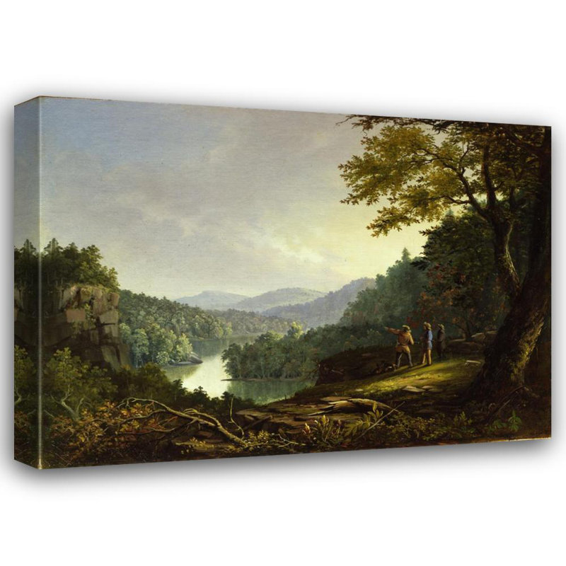 «Kentucky Landscape» par James Pierce Barton - Art mural sur toile tendue avec châssis