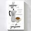 « Le café est la solution » par Daniela Santiago – Impression sur toile-1346919146