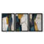 ABSTRACT Series DCxxi - Toile tendue avec châssis sur mesure - 3 pièces-946095220