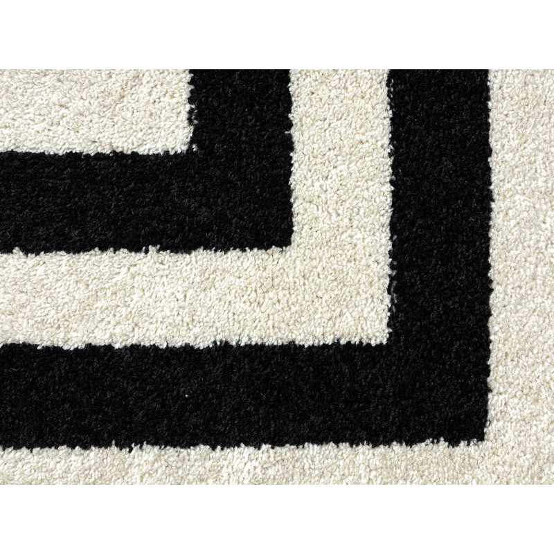 Ahmi Geometric Indoor Rug, Rectangle 8'11" x 12'