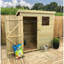 Breedsville 5 ft. W x 3 ft. D Solid Wood Garden Shed