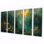 Chumley - ensemble d'art mural sur toile forêt-107602165