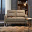 Causeuse de style transitionnel en chenille avec sièges confortables et meubles de salon en bois massif 1pc-2015179756