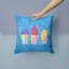 Coussin décoratif intérieur/extérieur carré