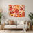 Fruit Grapefruit White Red Metal Wall Art-232785015
