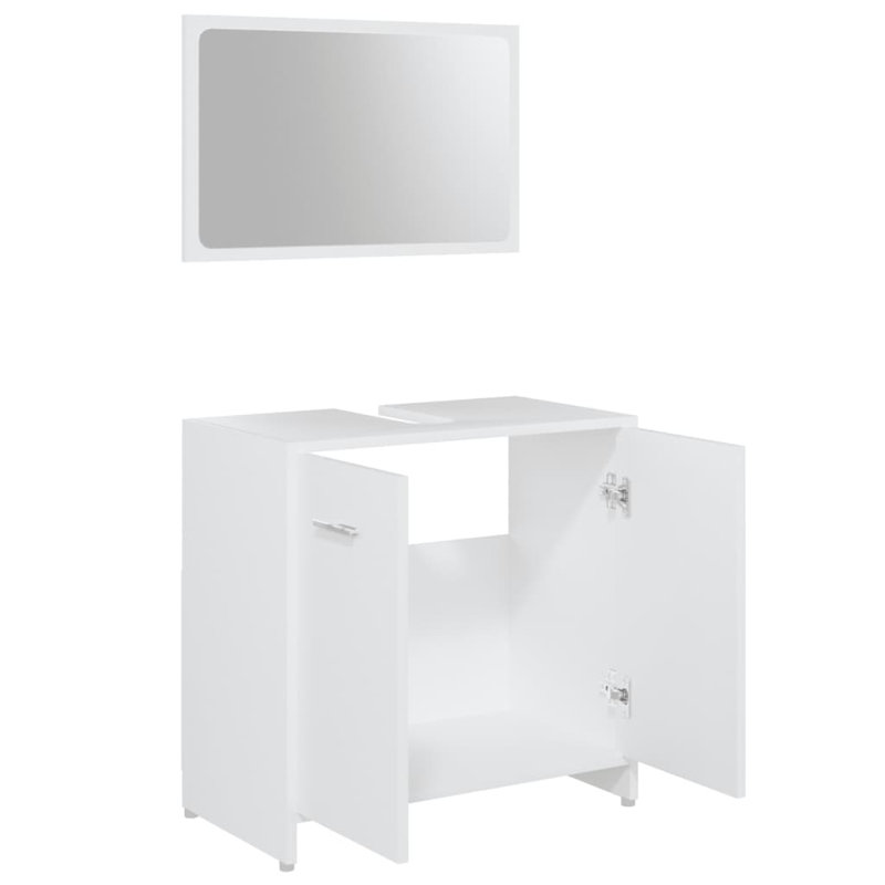 Askolds Bathroom Storage Furniture Set, White
