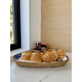 Beachcrest Home™ Everard Bamboo Bread Basket