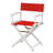18" Folding Director Chair-19623321-19623336