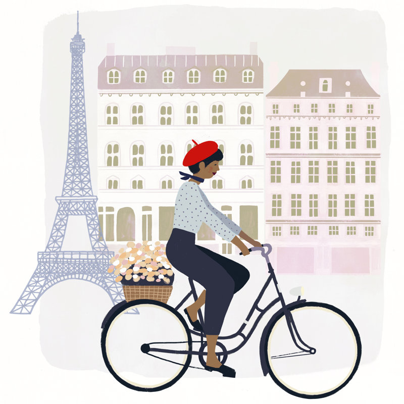 Paris People II by Victoria Borges - Wrapped Canvas Print, 51cm H x 51cm W