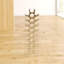 Ridlon Floor Wine Bottle Rack in Silver