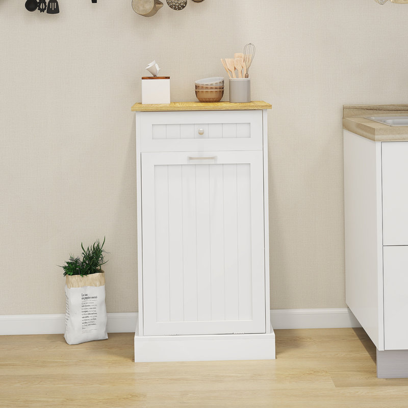 Buffet décoratif 1 porte Orfield, Blanc