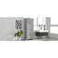 Armoire de rangement pour salle de bain avec portes et tiroir, plusieurs espaces de rangement, tablette réglable, gris-949724697