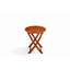 2 - Person Acacia Solid Wood Patio Dining Set Round Table