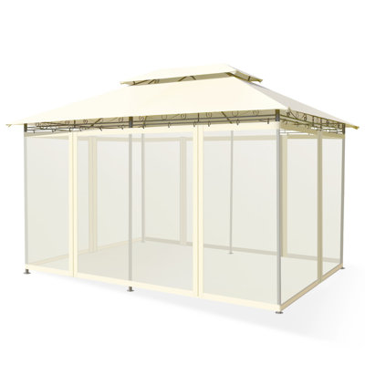 Aryion 3.9m x 2.9m Steel Patio Gazebo