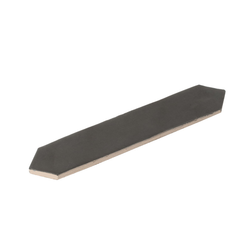 Festa 1.7'' W x 9.6'' L Ceramic Singular Tile, Black