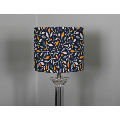 Geometric Abstract 22 cm H Drum Cotton Lamp Shade ( Uno )