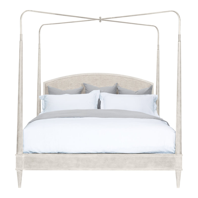 Anderkit Upholstered Canopy Bed, Casa Blanca, Impala Linen
