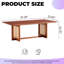 Rattan Solid Wood Rectangular Coffee Table
