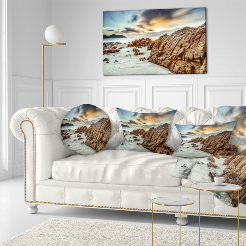 Coussin Quang Ninh, Vietnam - paysage imprimé