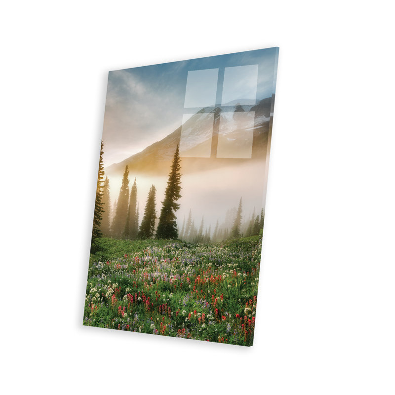 Rainier Wildflowers, Unframed, H 24 po x l 16 po x P 0,25 po