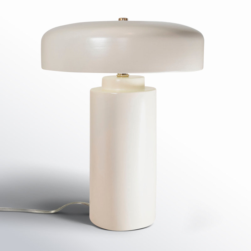 Hardacre Ceramic Table Lamp, Matte White