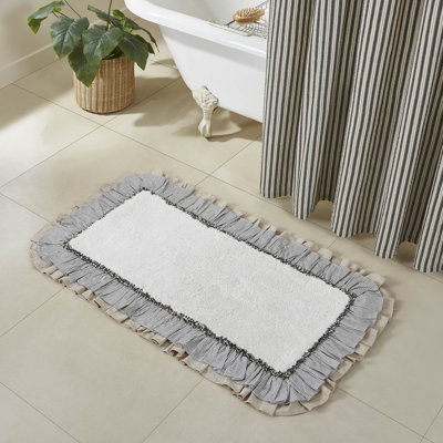 Ashmont 100% Cotton Non-Slip Bath Mat