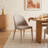 Brennon Upholstered Side Chair in Beige