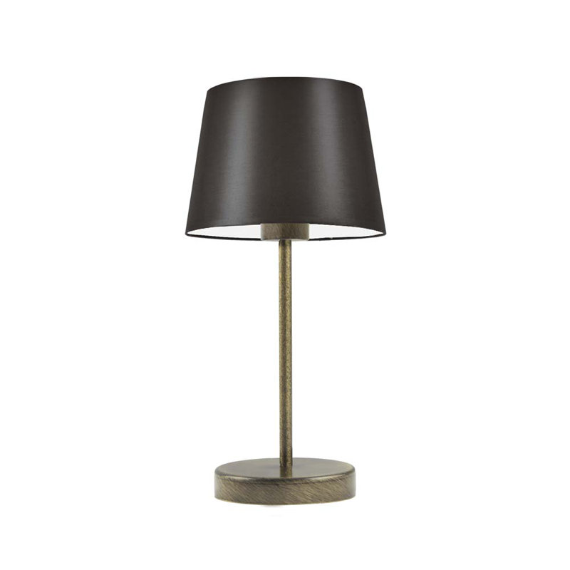 Arsens Metal Table Lamp, Brown, Antique (Old) Gold