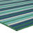 Blue Rectangle Polypropylene Area Rug 5'3" X 7'6"