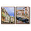 Cinque Terre - reproduction encadrée de qualité supérieure - prête à être accrochée - aucun clou requis - aucun clou requis-419419990-419419995