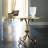 Provence Glass Top End Table