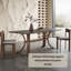 Ancient Style Solid Wood Dining Table And Chairs Rectangular Dining Set-122718332-100749757