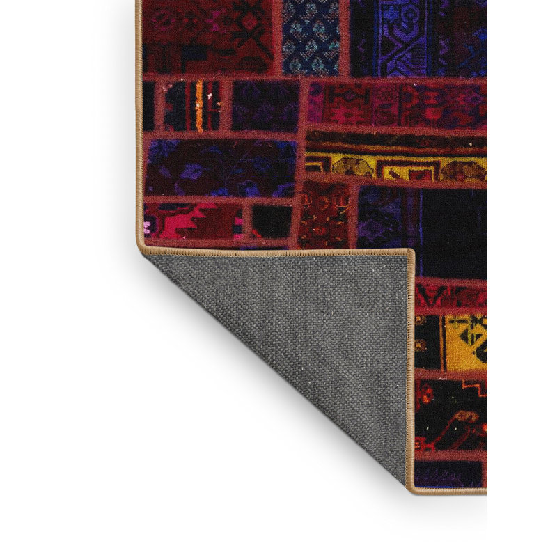 Abstract Indoor Rug, Rectangle 7' x 9'