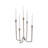 Albright 16'' H Metal Tabletop Candle Holder-1858152033