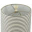 Lampe de table 22 po bleu marine / blanc Woodcroft