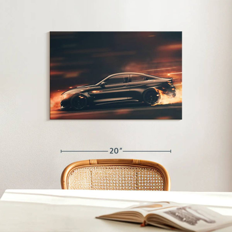 Mehar Blazing Race Car, 16" H x 24" W