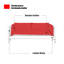 Causeuse coussin orange en cuir véritable-1754149542