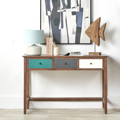 Zuria Solid Wood Writing Desk