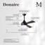 Donaire LED Outdoor Downrod Ceiling Fan-149631328-200816457